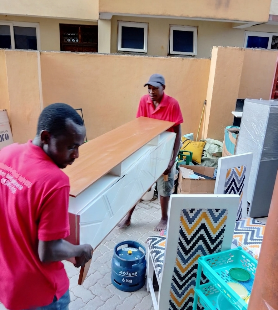 Mombasa Atlas Movers team loading residential furniture in Mtwapa