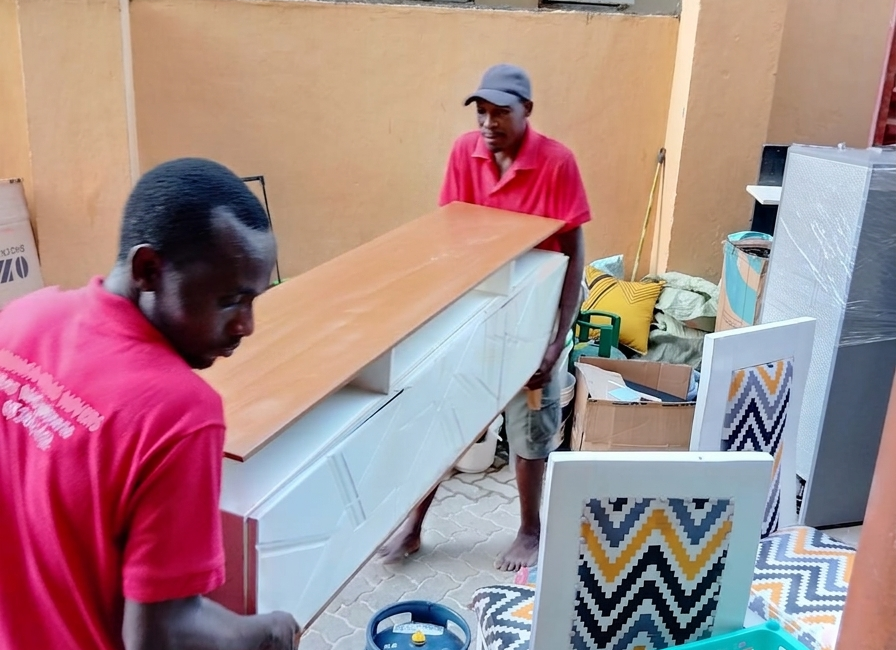 Mombasa Atlas Movers team loading residential furniture in Mtwapa